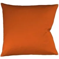 fleuresse Kissenbezüge 2 Stück Fleuresse Mako-Satin Kissenbezüge 40x40 cm einfarbig mit RV, (2 Stück), seidig weiche Oberfläche mit edlem Glanz