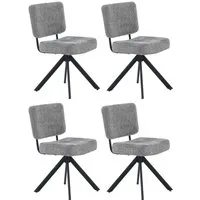 Jockenhöfer Gruppe Drehstuhl Gloria (Set, 4 St) (Set, 4 St), Inklusive Drehfunktion (360), Taschenfederkern, bis 150kg belastbar