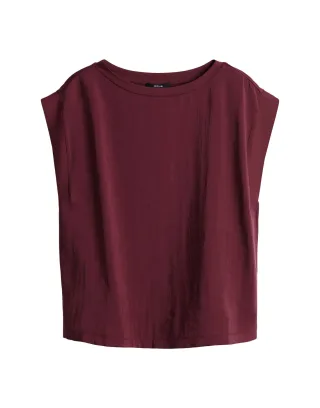 Opus - Regular Boxy Shirt - Silkisi rot - Gr. - 40