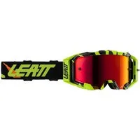 Leatt Motorradbrille Velocity 5.5 Iriz Tiger Motocross Brille, Double Lens,Anti-Beschlag-Beschichtung,Mit Band,Verspiegelt