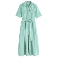 LAURA ASHLEY Druckkleid Laura Ashley Hemdkleid mit geometrischem Print (1-tlg)