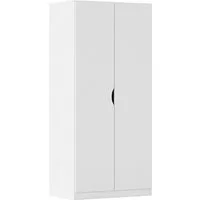 rauch Kleiderschrank Drehtürenschrank Schrank Garderobe Ankleide FREISING (Breite/Höhe/Tiefe: 91/197/54 cm) schlichtes Design mit griffloser Front und Griffmulde MADE IN GERMANY