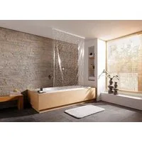 Kleine Wolke Duschrollo Duschrollo Clear für Leerkassette Breite 128 cm, mit Perlketten-Seitenzug