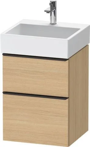 Duravit D-Neo Waschtischunterbau wandhängend Natur Eiche Matt 484x442x625 mm - DE43700BD300000 DE43700BD300000
