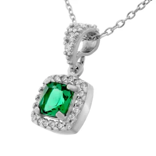 Orphelia 'Faustine' Damenkette mit Anhänger aus 925er Sterlingsilber - Silber ZH-7199/GR