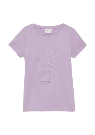 s.Oliver - T-Shirt lila - Gr. - 110