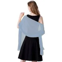 Zaewry Modeschal Damen Schal – Elegante leichte Stola, weich fließend, (1-St), ideal für Abendkleid, Hochzeit & festliche Anlässe