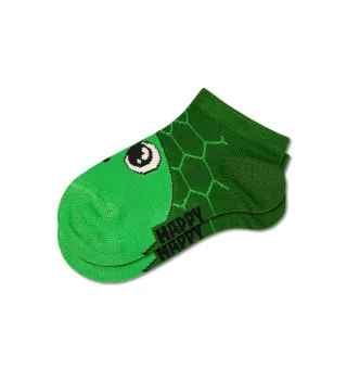 happy socks - Kids 2-Pack Turtle Low Socks Grün