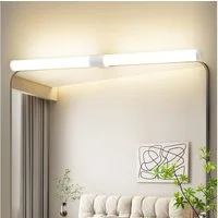 Nettlife LED Spiegelleuchte LED Spiegelleuchte Klemmbar 40/60CM, Neutralweiß, lampe für schrank Keller Küche