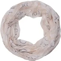 MIRROSI Loop Damen Schal mit Katze-Muster Weich Schlauchschal, (Zweimal um den Hals wickelbar, ca.45x75cm), Damen Halstuch ideal für Frühling, Sommer oder Herbst