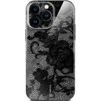 ONEFLOW Handyhülle für iPhone 14 Pro Max Splash Cover Lace Spitze Schwarz 6,7 Zoll, Hülle mit Design Muster Designer Case Kameraschutz Handy Schutzhülle