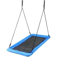Clanmacy Nestschaukel Nestschaukel Schaukel XXL 160CM Baumschaukel Tellerschaukel Bis 300kg