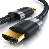 Primewire HDMI-Kabel, 2.1, HDMI Typ A (500 cm), 8K @ 120Hz / 4K @ 240Hz DSC, Ultra High Speed, Nylonummantelung, 5m