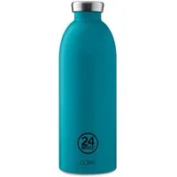 24 Bottles Trinkflasche Edelstahl Trinkflasche Atlantic Bay 0,85 l, für Heiß- und Kaltgetränke, spülmaschinengeeignet