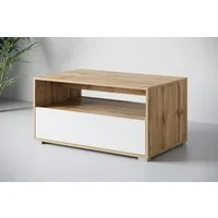 Home affaire Couchtisch Kenia (1-St), Rechteckiger Kaffeetisch, 90x55 cm, mit offenem und geschlossenem Fach