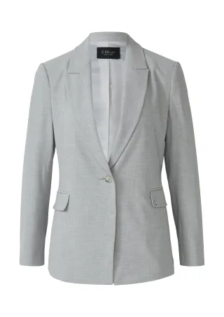 s.Oliver BLACK LABEL - Indoor-Blazer grau - Gr. - 40