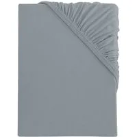 s.Oliver Spannbettlaken TABEA, 100% Baumwolle, 145 g/m², Jersey, Gummizug: rundum, (1 Stück), Bettlaken für Matratzen bis 25 cm Höhe, perfekter Sitz, bügelfrei
