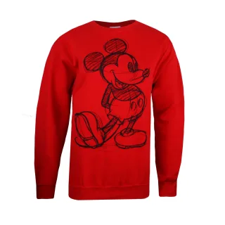 Disney - Sweatshirt Rundhalsausschnitt für Damen (Rot)