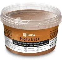 Hausa Holz-Reparaturset Holzkitt, 250g gebrauchsfertig ausgezeichnete Füllkraft rissbeständig, 1-St., Gramm Nussbaum Dunkel Holzspachtelmasse Kitt für Holz, Holzspachtel/Füllmasse zum Reparieren