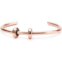 Trollbeads Armspange Armspange mit Spacern, kupfer, TCUBO-00086