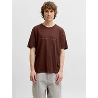 Jack & Jones Rundhalsshirt JJESTAR mit Pigmentprint und Baumwollgefühl Baumwolle, relaxed fit