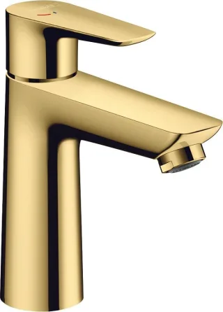 Hansgrohe Waschtischmischer 110 Talis E CoolStart Polished Gold Optic ohne Ablaufgarnitur,71793990 71793990