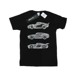 Disney - "Cars Text Racers" T-Shirt für Herren (Schwarz)
