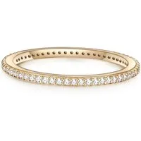 Glanzstücke München Silberring gelbgold, aus Sterling Silber