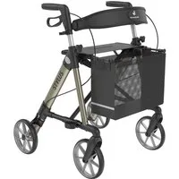 Rehasense Rollator Rollator Stylus - Rollator Aluminium Leichtgewicht, Sitzhöhe 53/60 cm