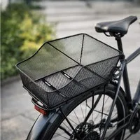 LUCHS Fahrradkorb Fahrradkorb Schultaschenkorb Drahtkorb Korb Gepäckträgerkorb, ca. 420 x 300 x 200 mm / Schultaschenkorb