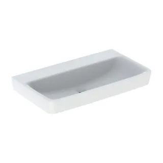 Geberit Renova Plan Waschtisch 501701001 85x48cm, ohne Hahnloch, ohne Überlauf, weiß