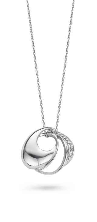 Orphelia Damen-Kette aus 925er Sterlingsilber mit Anhänger – Silber ZH-4674