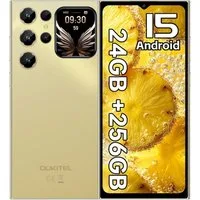 OUKITEL C62 Pro Android 15 Smartphone (17,48 cm/6.88 Zoll, 256 GB Speicherplatz, 13 MP Kamera, 5150mAh, 24(8+16)GB+256GB /1TB, 6.88" HD+ 90Hz, NFC, GPS, Face Unlock)