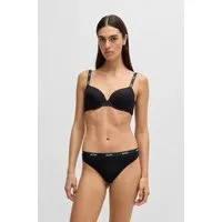 BOSS Bügel-BH UNDERWIRE BRA CI mit BOSS Schriftzug auf den Trägern