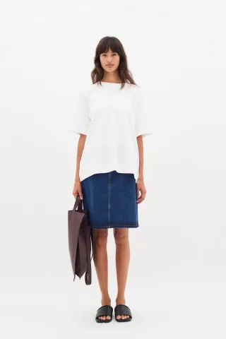 Rock A-shape Dark Blue Denim dark blue