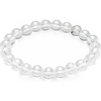 Lebensquelle Plus Armband Bergkristall Kugelarmband, 8 mm