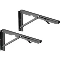 RICOO Wandregalhalter MZ001, 1-tlg., Klappbare Wandhalterung für Regal/Kleintisch