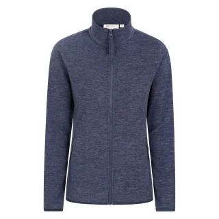 Mountain Warehouse Damen/Damen Snowdon II Melange Full Zip Fleece Jacke (Dunkelblau)