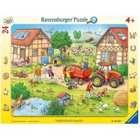 Ravensburger Puzzle Mein kleiner Bauernhof 24 Teile Rahmenpuzzle, 24 Puzzleteile
