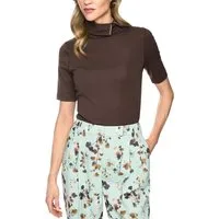 Marc Cain Stehkragenshirt Fading Flowers Premium Damenmode
