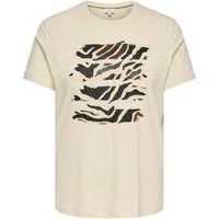 ONLY CARMAKOMA Kurzarmshirt CARBOOSTERY LIFE SS REG TEE JRS BS