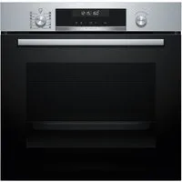 BOSCH Pyrolyse Backofen Serie 6 HBG578BS3, mit Teleskopauszug nachrüstbar, Air Fry für knsuprige Lebensmittel & automatische Selbstreinigung