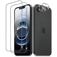 MSM Displayschutzglas 2X Schutzglas (Display + Kamera) für Apple iPhone 16e Panzerfolie