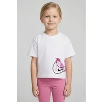 Nike Sportswear T-Shirt NKG MOVE WITH NATURE BOXY SS T aus Baumwolle und Polyester, mit Rundhalsausschnitt, ohne Verschluss