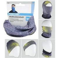 FISCHER Fahrrad Multifunktionstuch Multifunktionstuch Schlauchtuch Loop Grau, Schlauch-Schal Halstuch Bandana Outdoor Sport