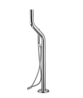 JEE-O Flow Wannenarmatur, mit Handbrause, edelstahl gebürstet, 500-3010 500-3010