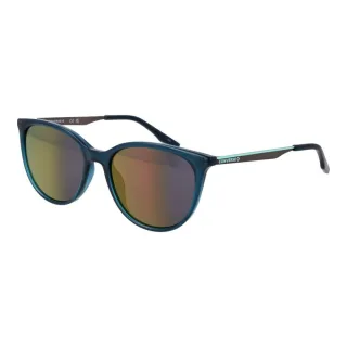 Türkise Metallsonnenbrille