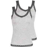 Nina Von C. Unterhemd 2er Pack Kim (Spar-Set, 2-St) Shirt - Im modischen Design, Perfekte Passform, Angenehm auf der Haut