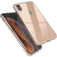 EAZY CASE Handyhülle Crystal Clear Case für Apple iPhone X / iPhone XS 5,8 Zoll, Schutzhülle Kameraschutz Silikonhülle Transparent Handyhülle Slimcover