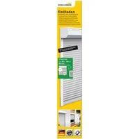 SCHELLENBERG Vorbaurollladen Set für Fenster und Türen, Mini System für 40 mm Stahlrohrwellen, Set, PVC Jalousie, in verschiedenen Größen erhältlich, grau